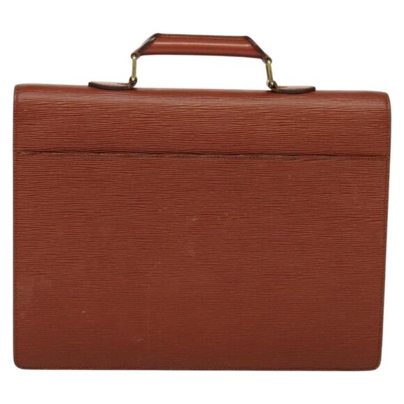 LOUIS VUITTON Epi Serviette Conseiller Briefcase Brown M54423 LV Auth BA4562 - Picture 3 of 16